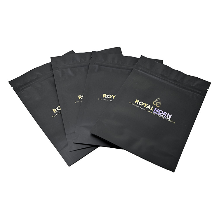 Matt black aluminum plated composite bag