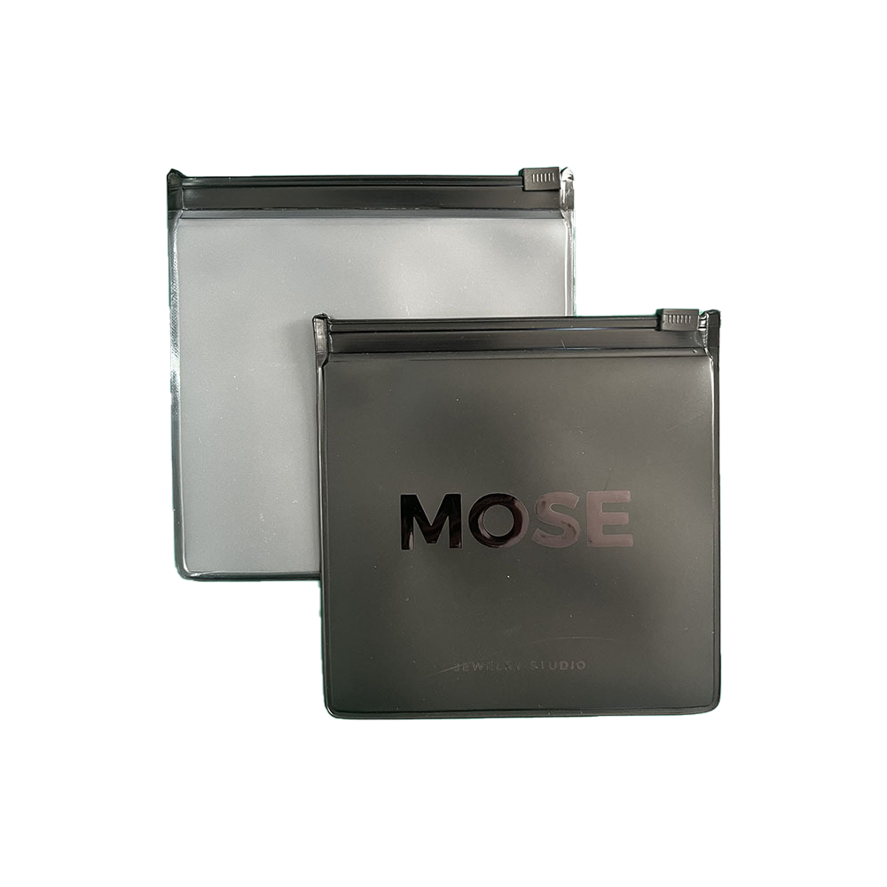 Zipper/Zip lock PE PET bag with Black UV