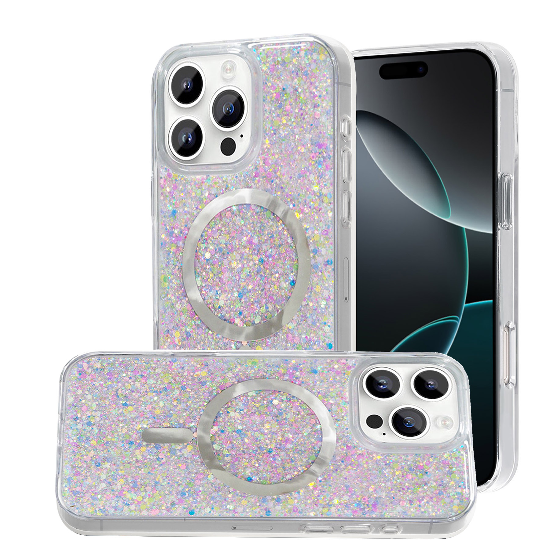 KS1615MS-IP16ProMax-MG-KS1615MS-O7HexagonRainbow