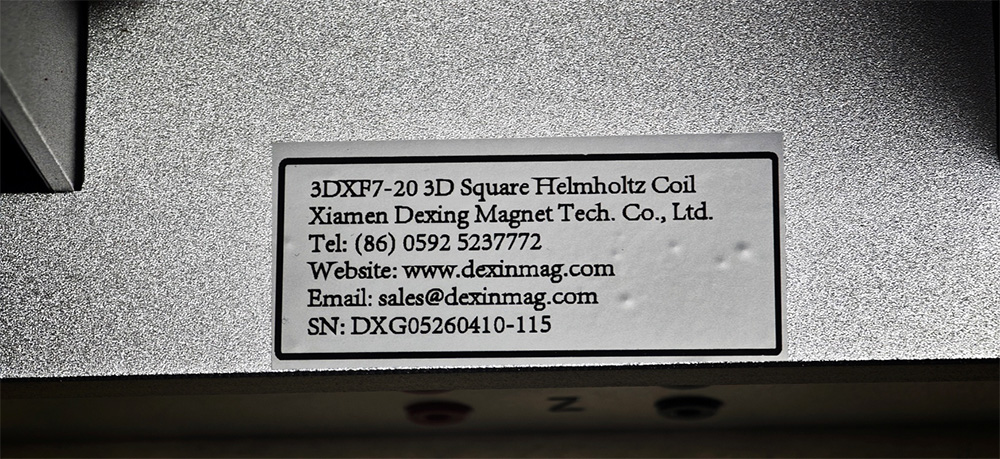 3DXF7-20 3D Square Helmholtz Coil P4