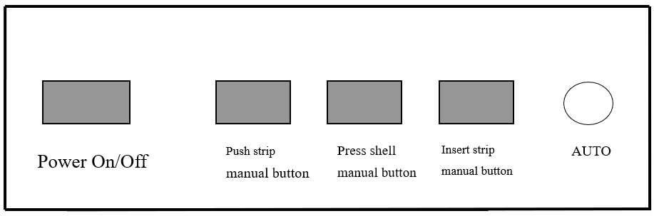 Panel diagram of Magnet Inserting Machine