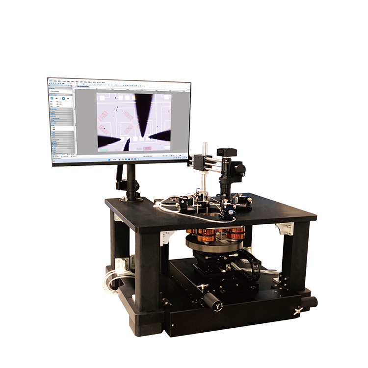 Wafer level magnetic field probe station