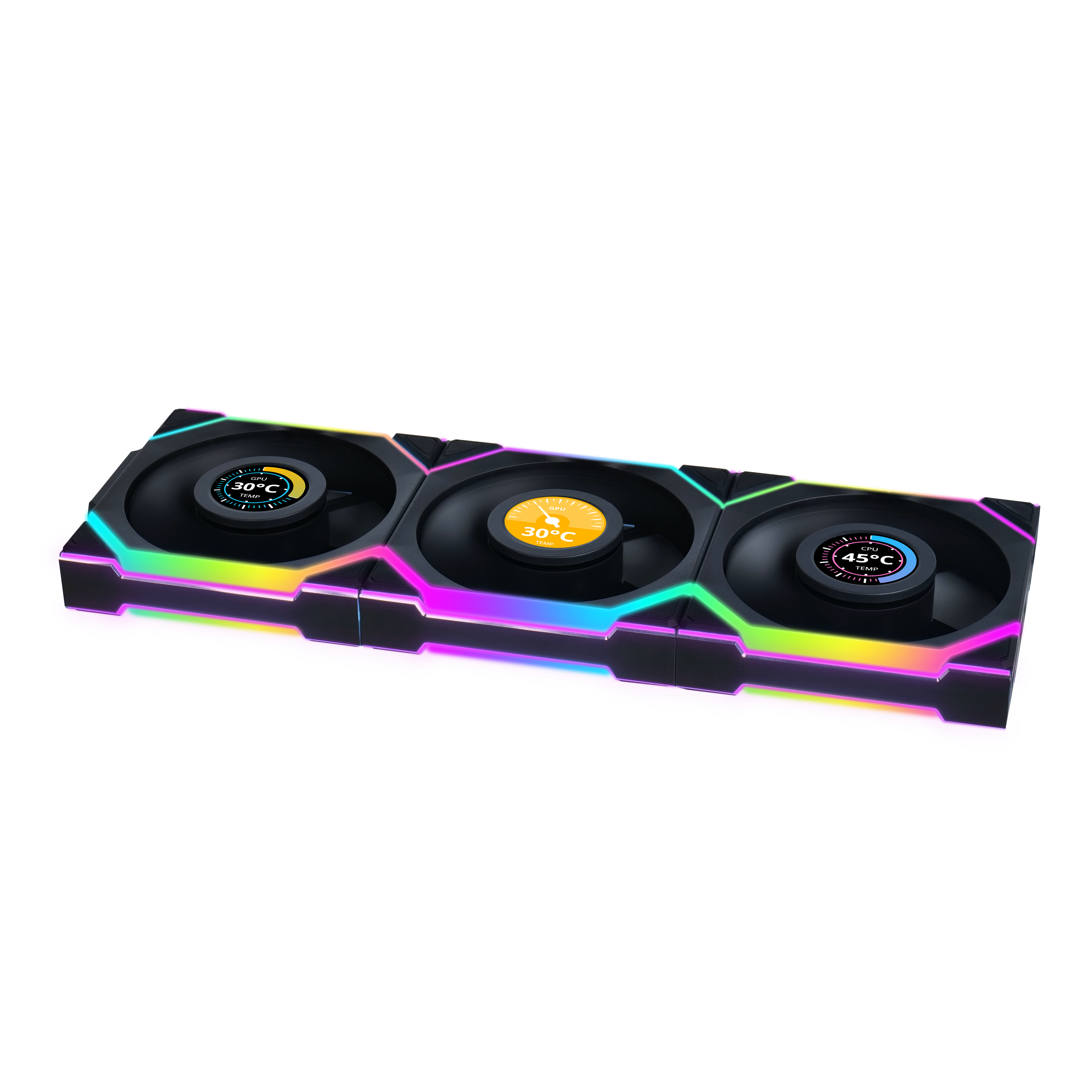 UNIFANSLWirelessLCD120ReverseBladeBlack-P1043796