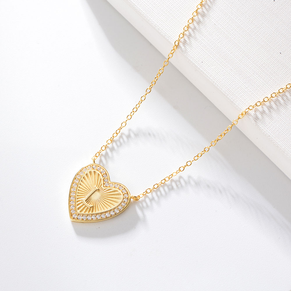 字母项链-KN0674-gold-white