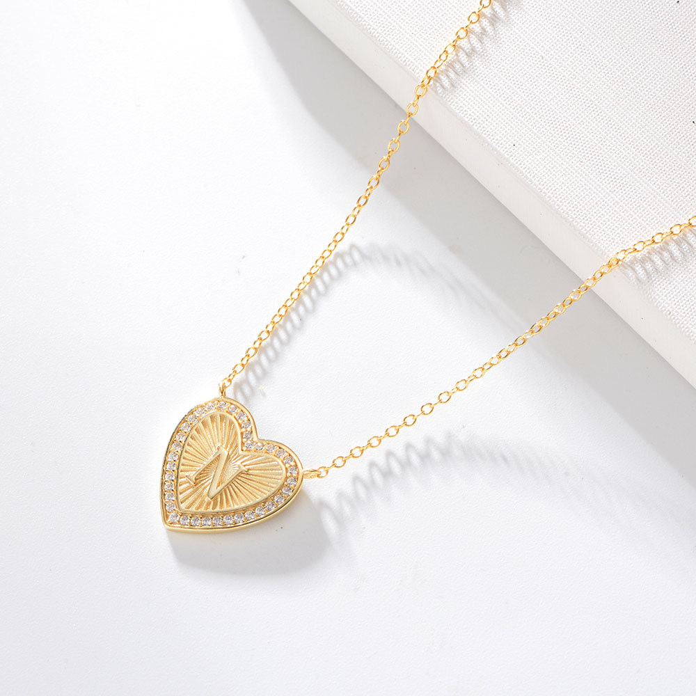 字母项链-KN0676-gold-white