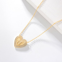字母项链-KN0676-gold-white