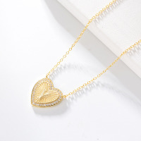 字母项链-KN0687-gold-white