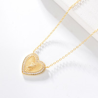 字母项链-KN0688-gold-white