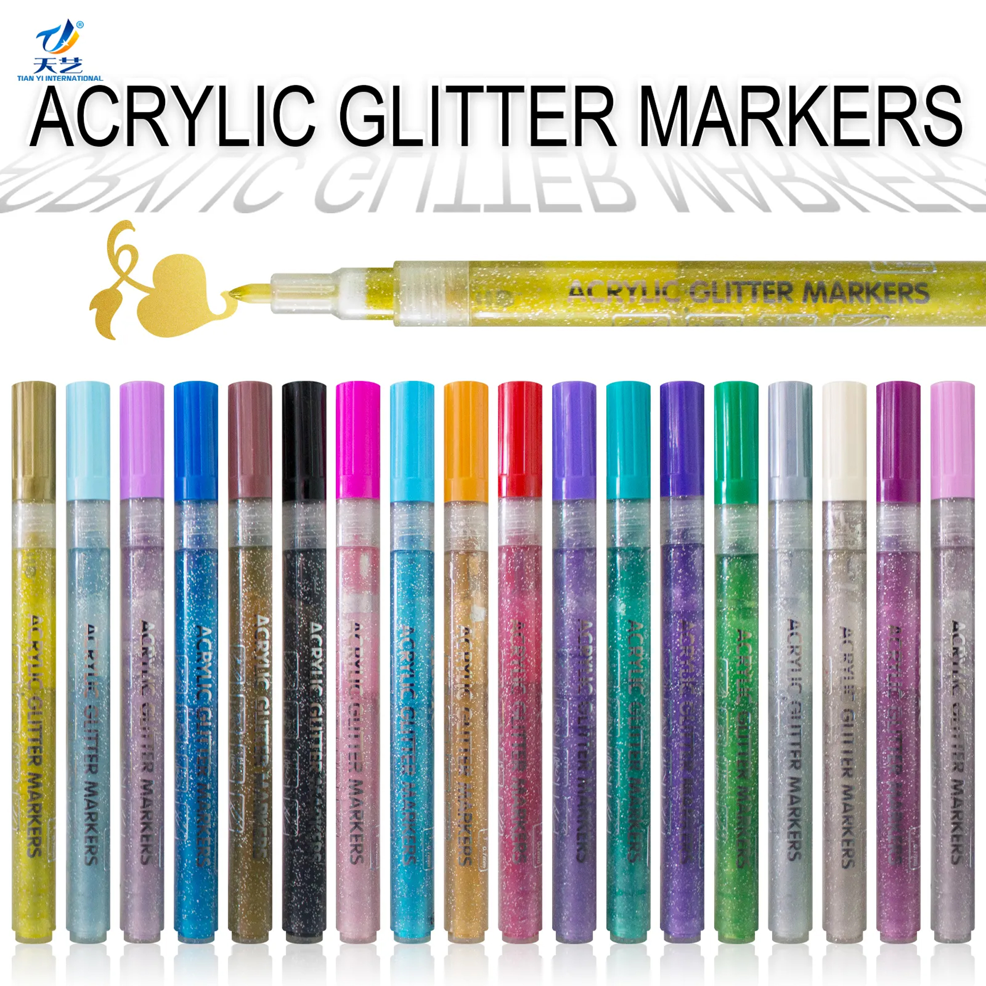 Glitter paint pen-5