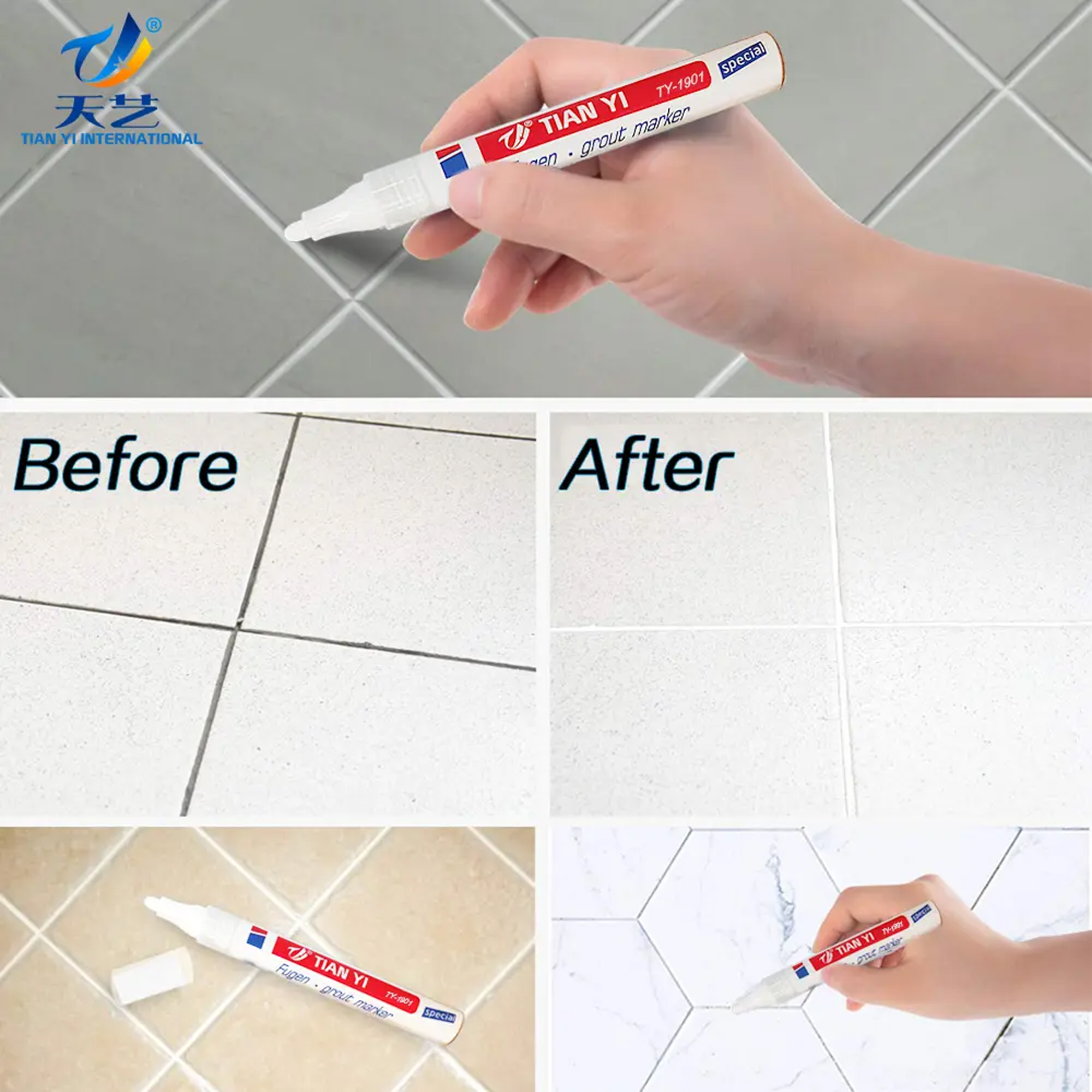 Grout tile marking-4