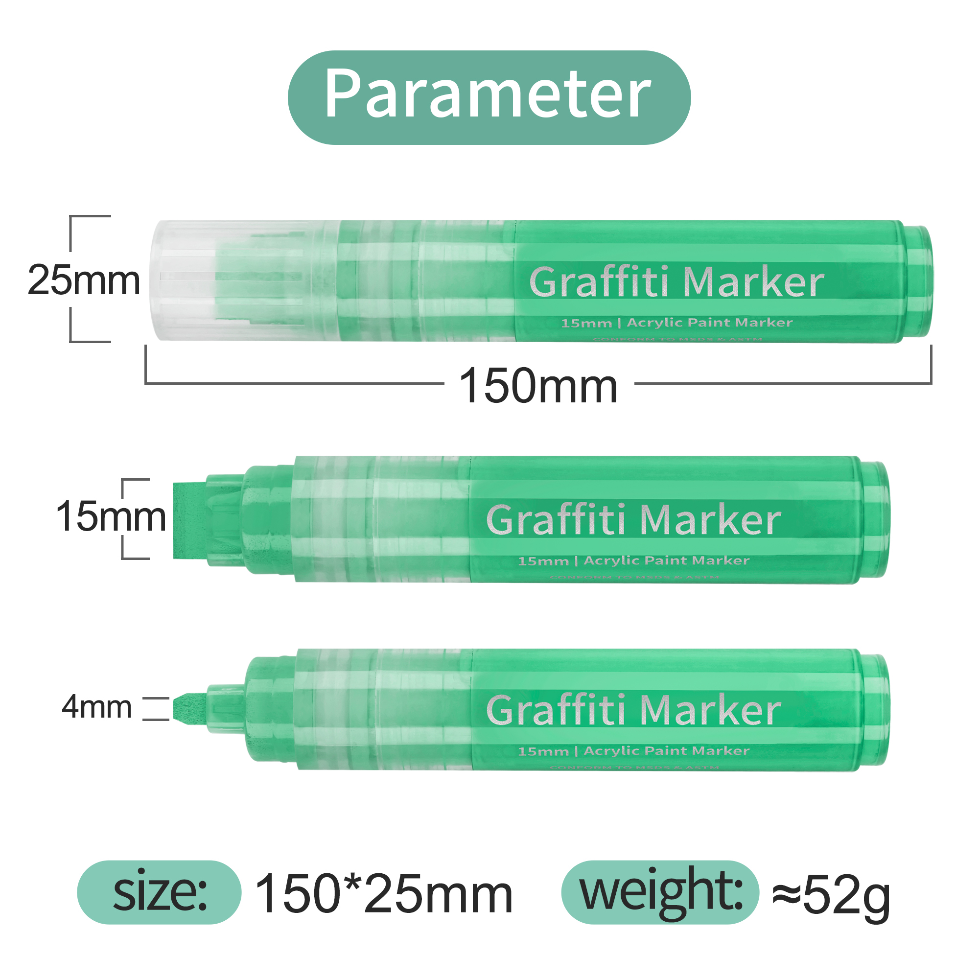 Clear acrylic pen-11