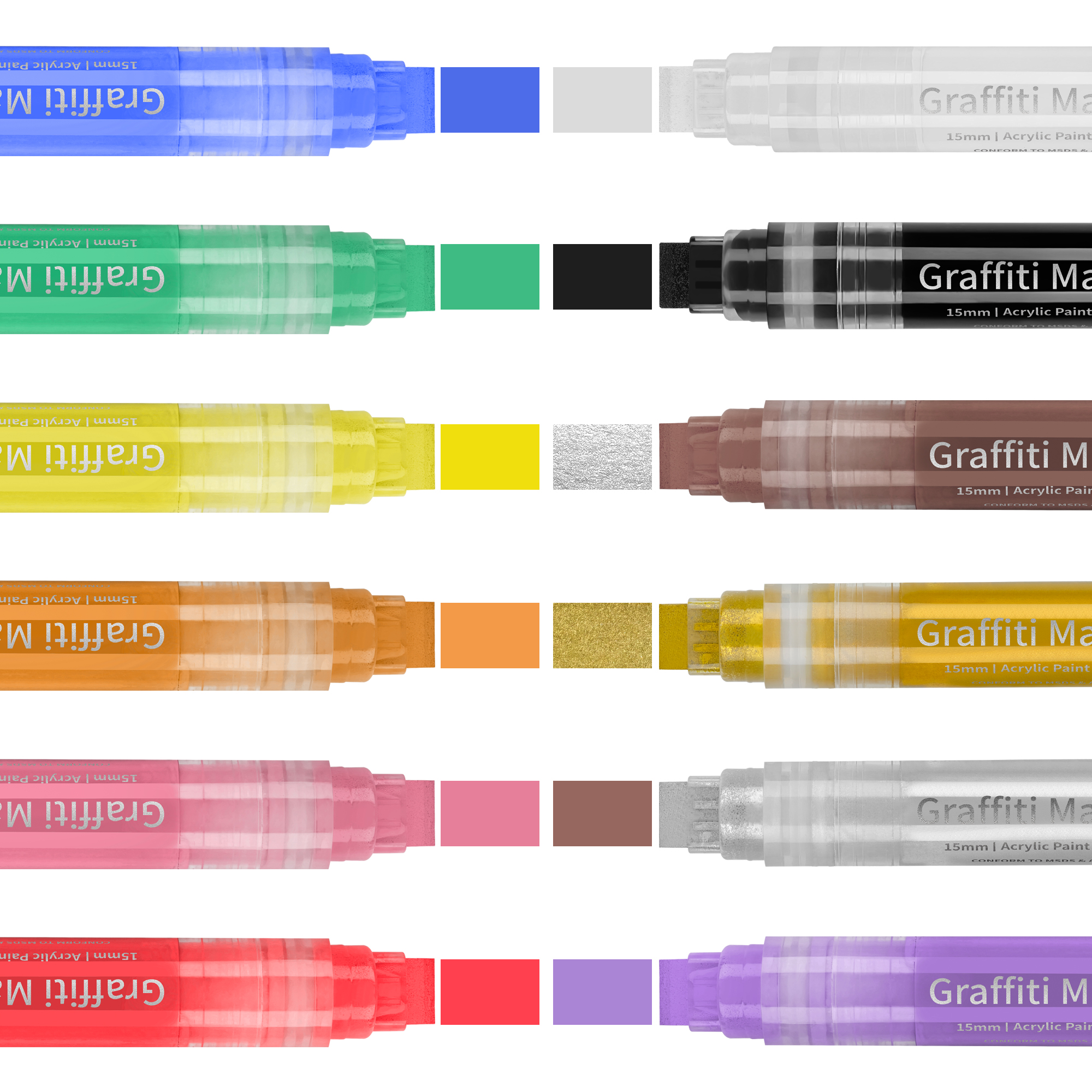 Clear acrylic pen-7