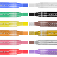 Clear acrylic pen-7