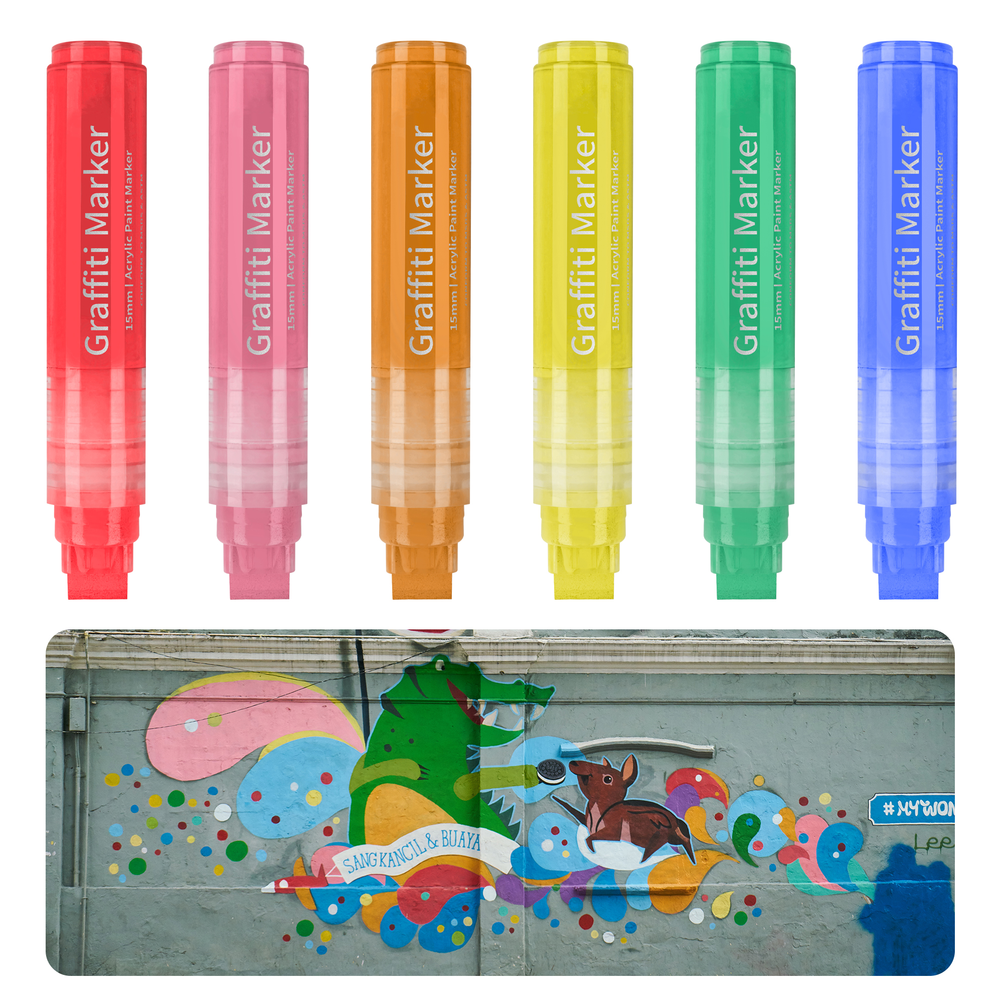Clear acrylic pen-9