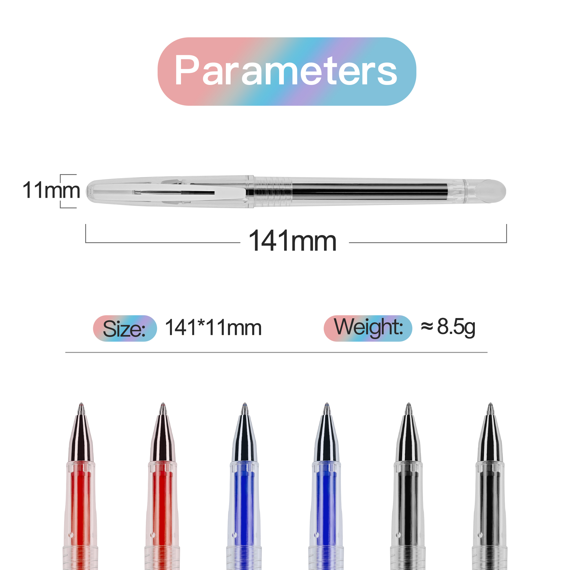Erasable neutral pen
