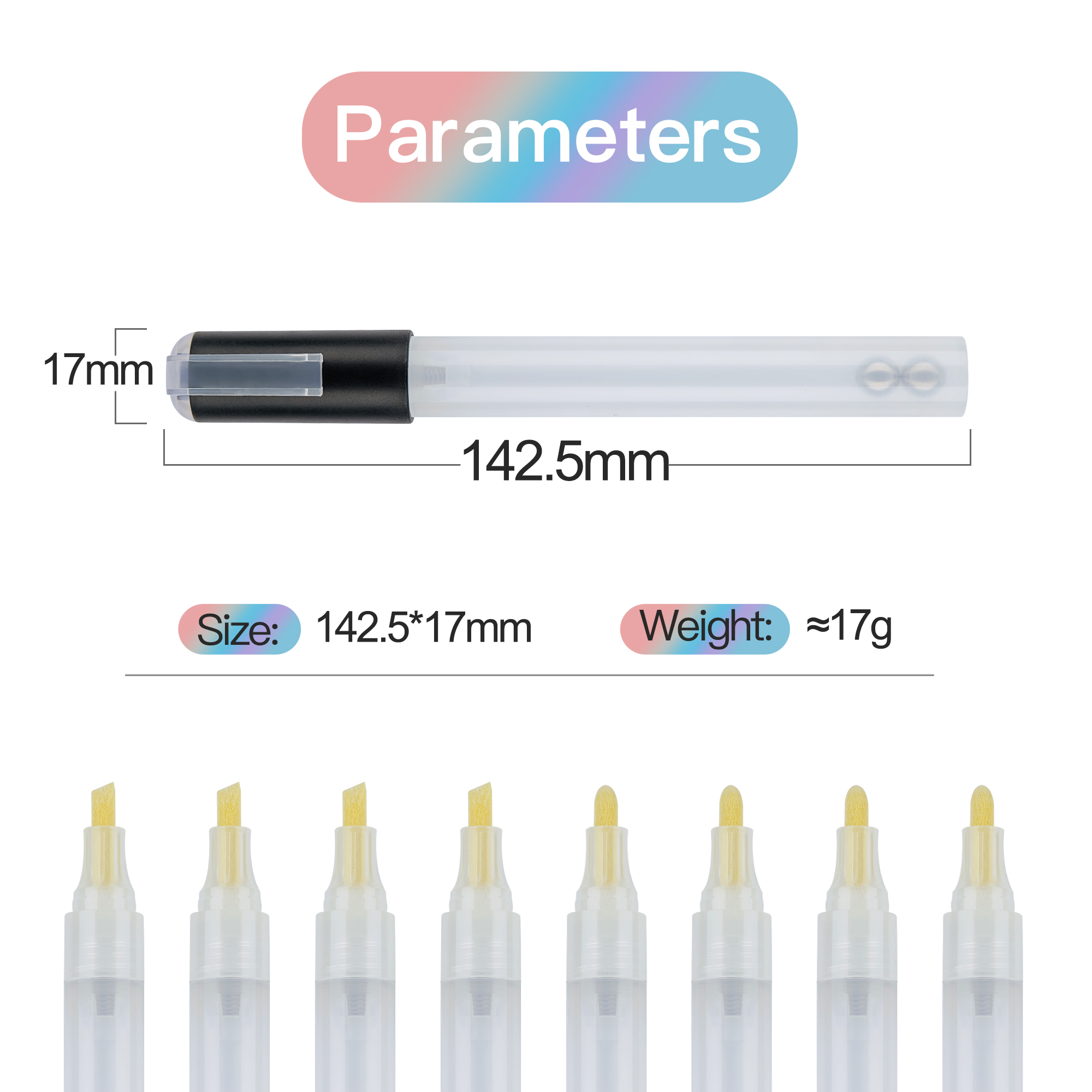 Circular blank pen-