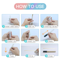 Circular blank pen-