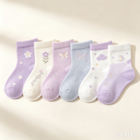 猫头鹰狐狸猫图案婴儿袜套装-16
