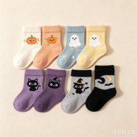 猫头鹰狐狸猫图案婴儿袜套装-15