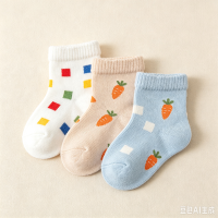 婴儿袜子设计-魔方-胡萝卜-2