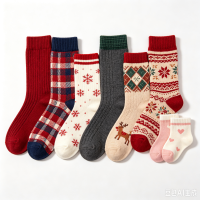 三角口水巾-袜子组合生成-53