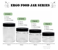 106ml-156ml-212ml-314mlErgoJars