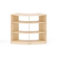 KB1-PRN047-40皇室印象-90度三层弧形柜