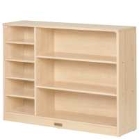 KB1-YDC006-V01-30雅典花园实木三层综合柜-枫木纹