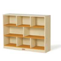 KB1-YDC002-雅典花园实木8格柜-橙色