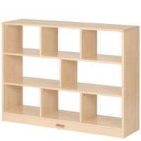 KB1-YDC035-V01-30雅典花园实木8格中空柜-枫木纹