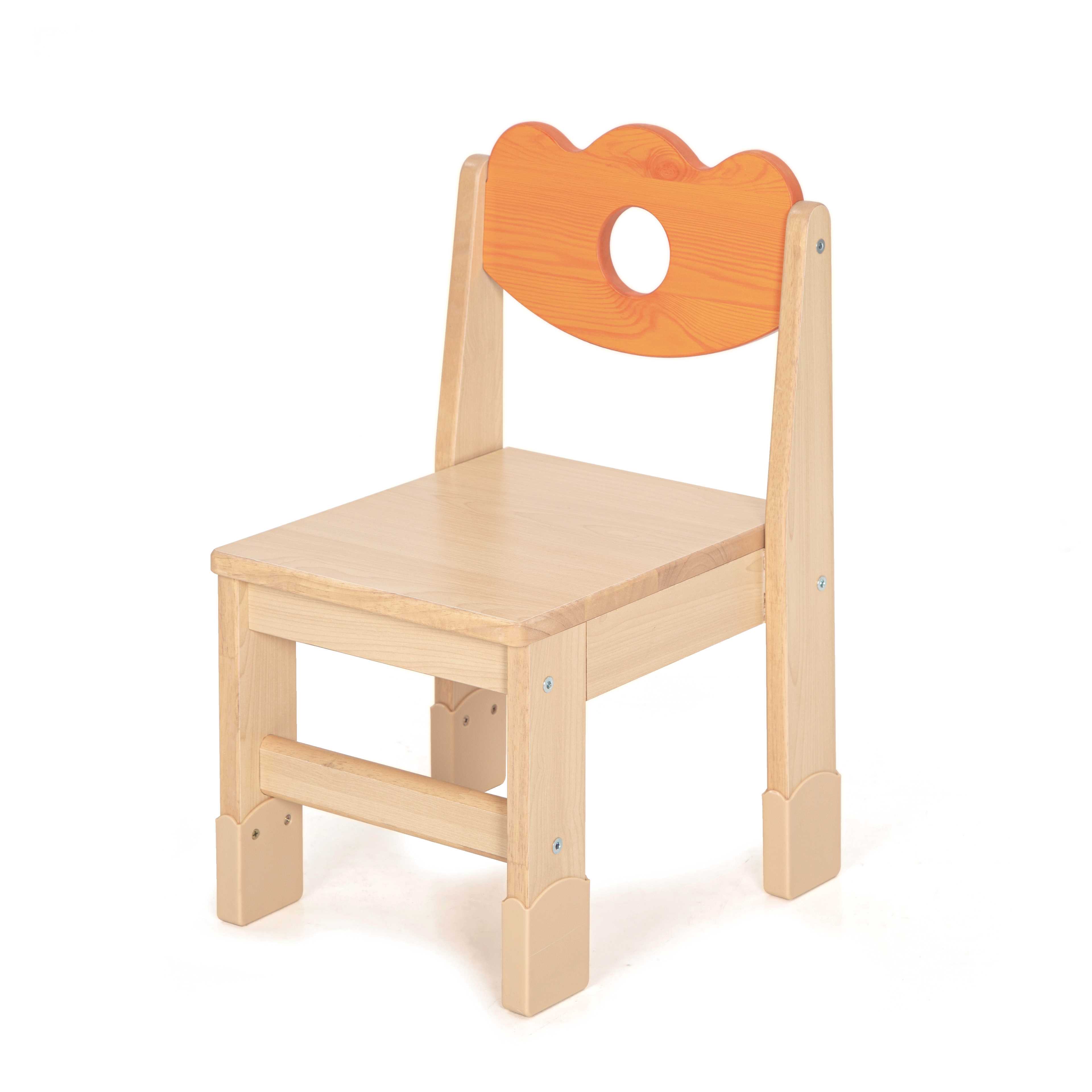 KB5-YDC25-V04-3057雅典花园幼教椅25CM-枫木桔黄