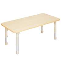 KB4-BLGA12060T-30布拉格6人桌-枫木纹