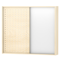 KB1-ZT003MB-30通用2移门组合-洞板白板