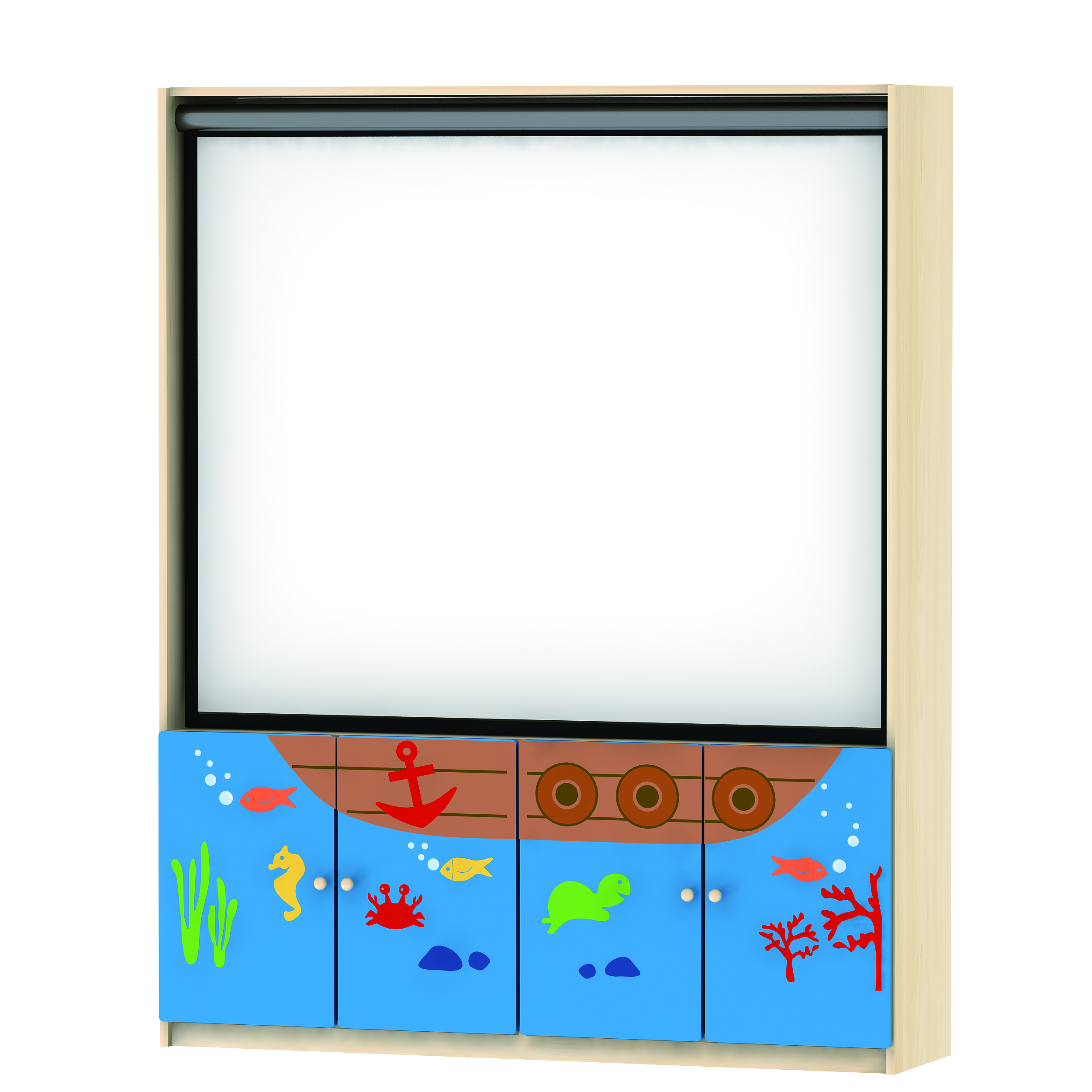 KB1-ZT04001-30幕布柜