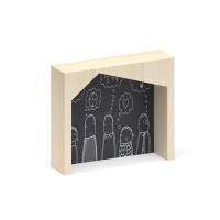 KB1-ZT025自然系几何黑板柜