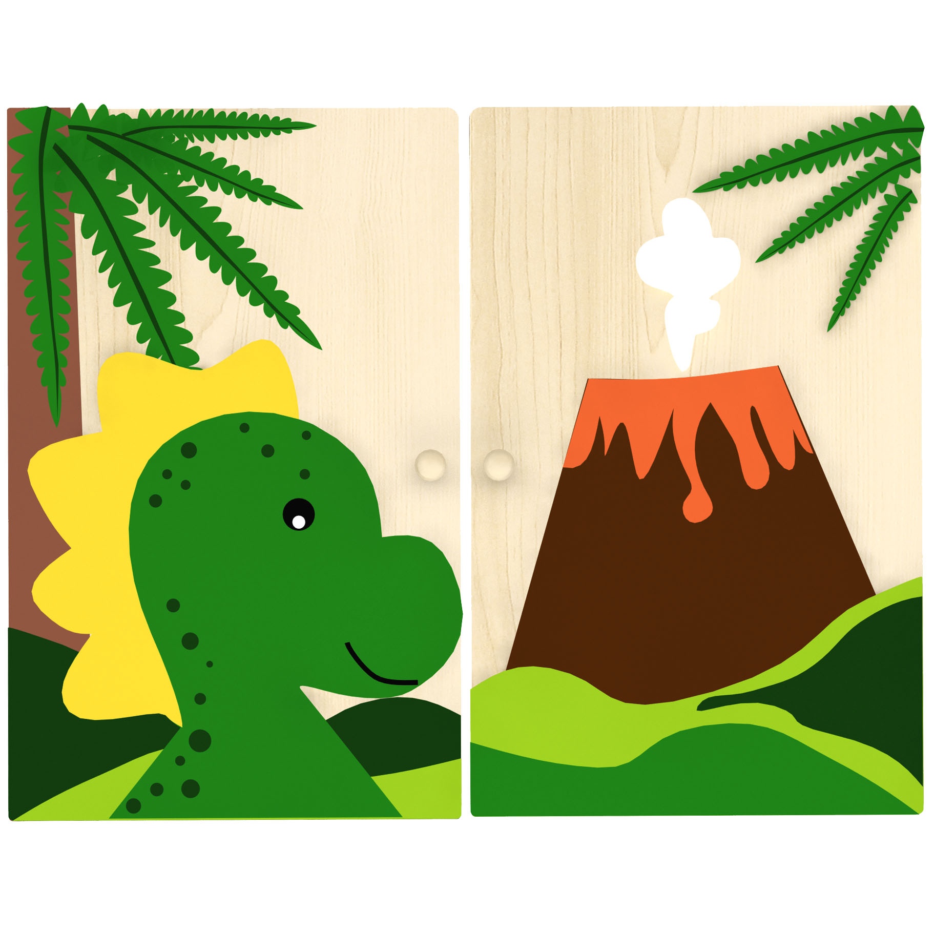 KB1-ZT02MB-S02城堡门板-绿龙