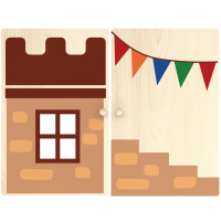 KB1-ZT02MB-S05城堡门板-彩条