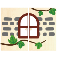 KB1-ZT02MB-S06城堡门板-窗户