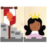 KB1-ZT02MB-S07城堡门板-公主