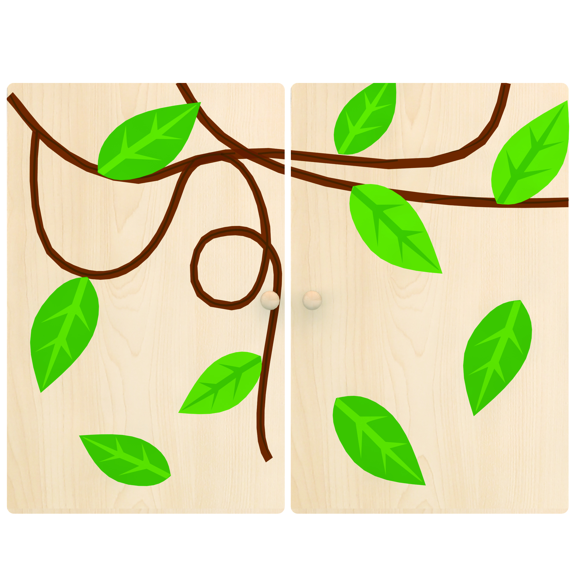 KB1-ZT01MB-S01森林门板-柳条