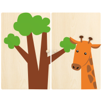 KB1-ZT01MB-S06森林门板-长颈鹿