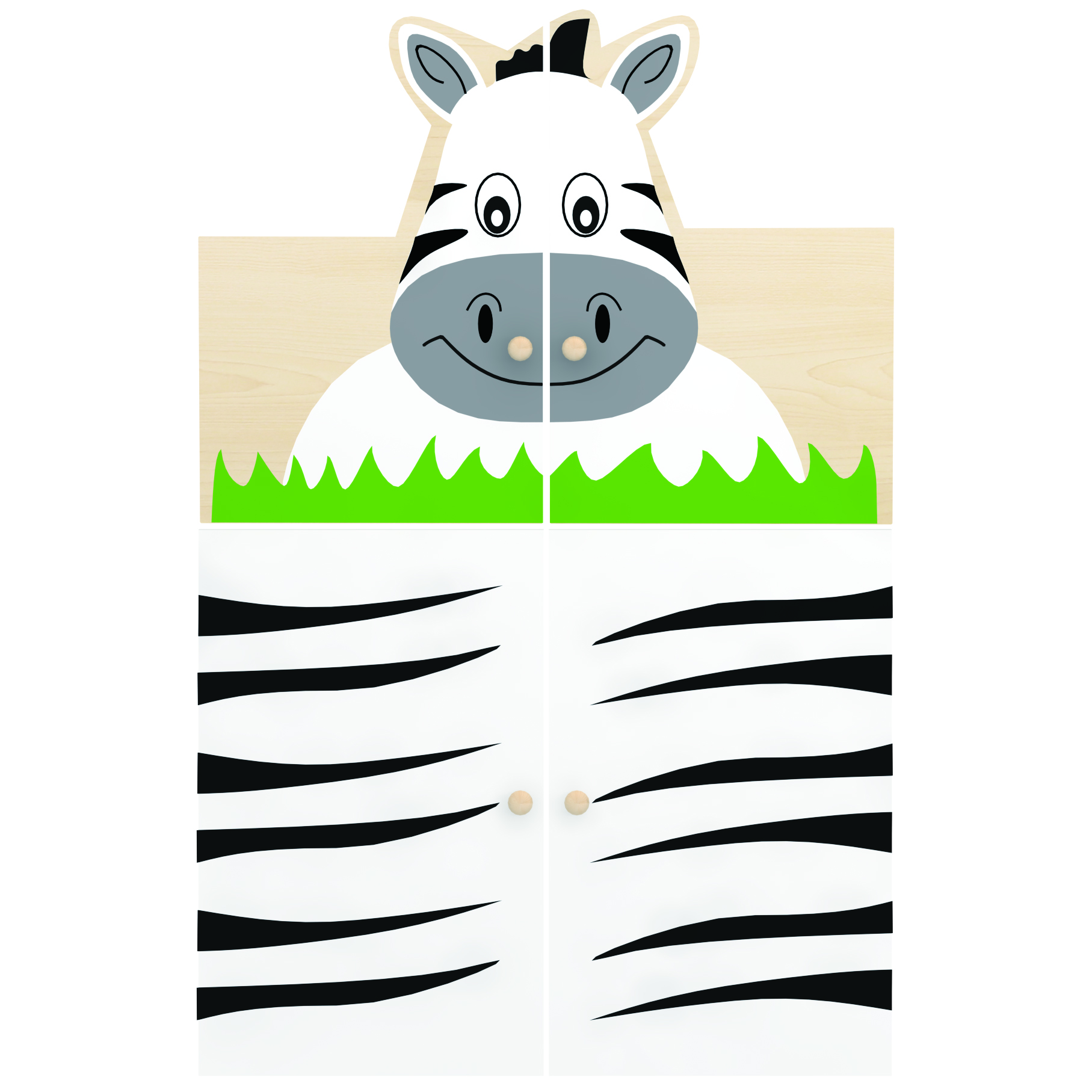 KB1-ZT01MB-S10森林门板-斑马