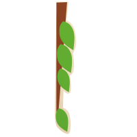 KB1-ZT01-P02森林五叶侧饰板-右