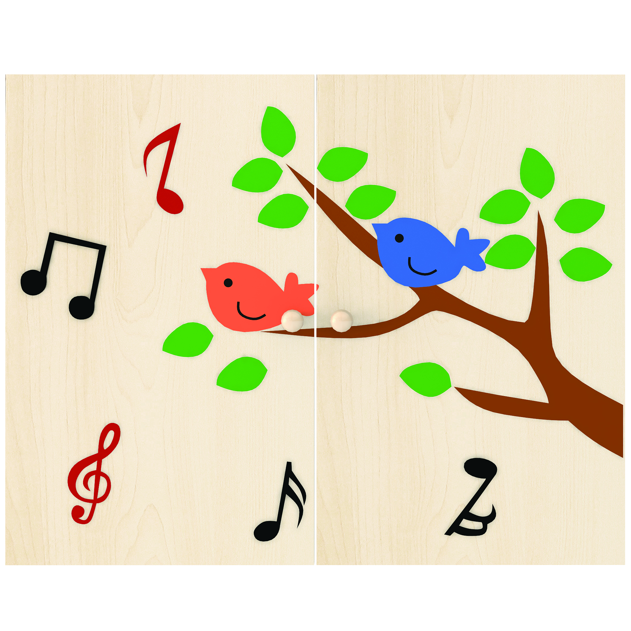 KB1-ZT06MB-S05音乐门板-鸟歌