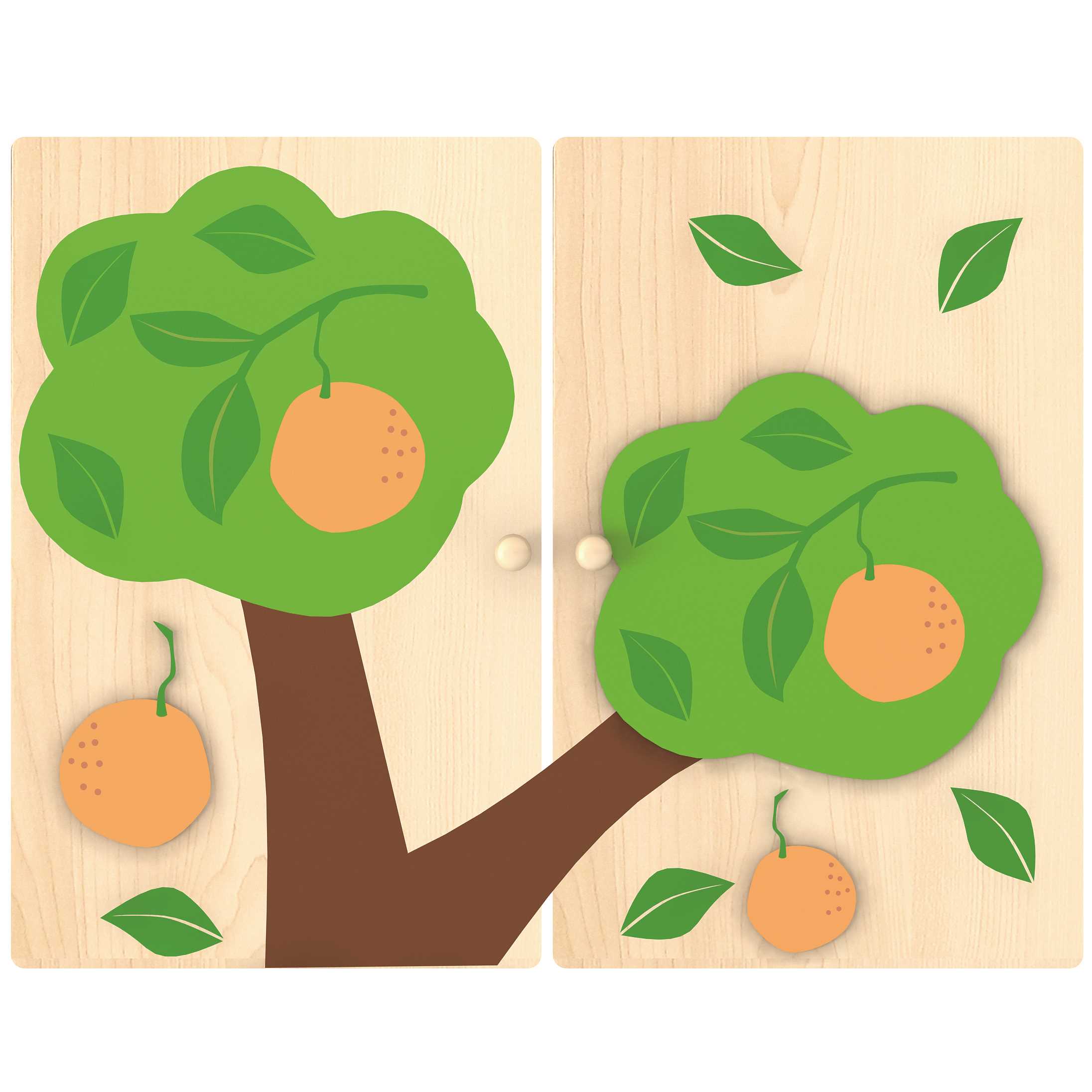 KB1-ZT03MB-S05花园门柜-橘子树