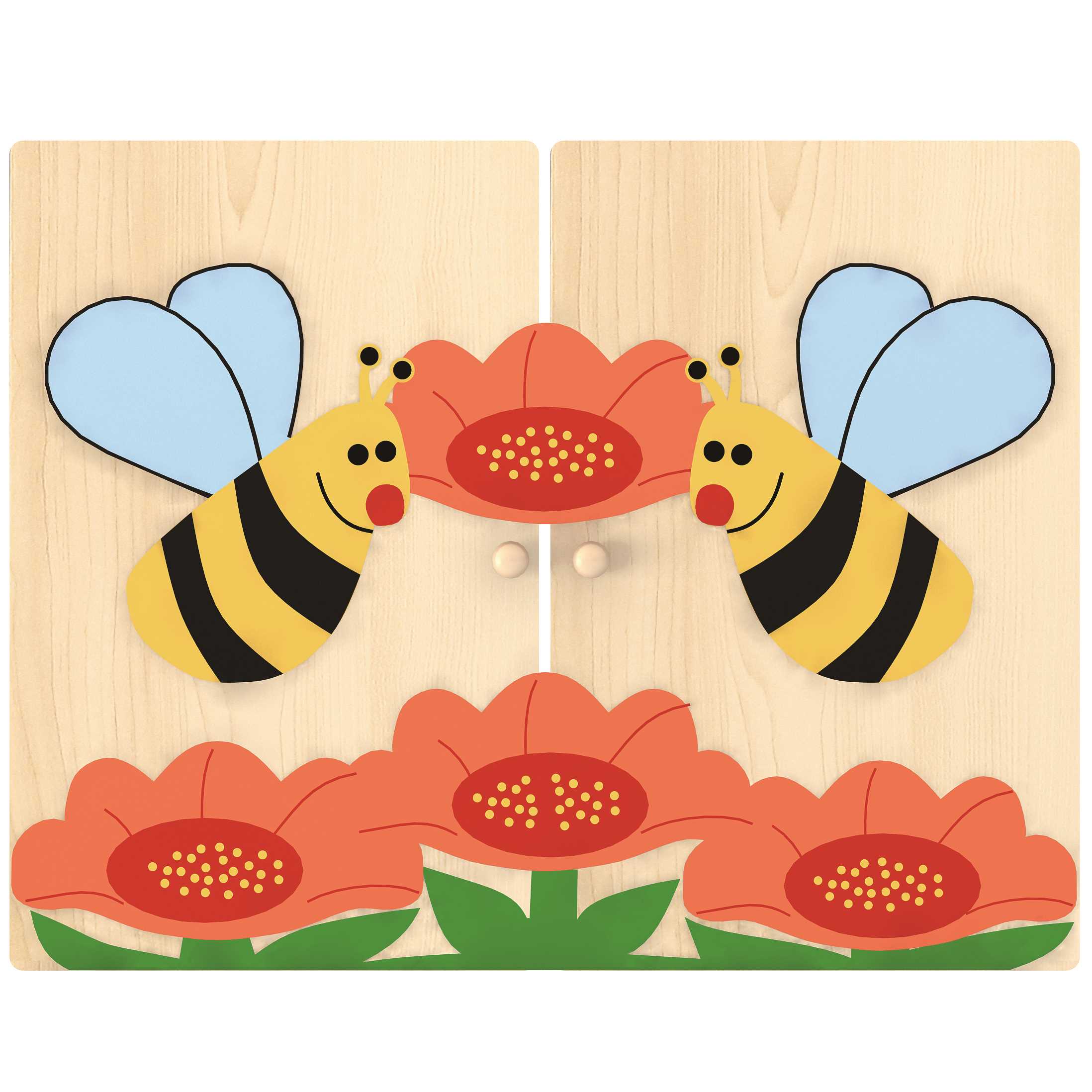 KB1-ZT03MB-S06花园门柜-蜜蜂