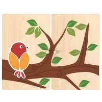 KB1-ZT03MB-S07花园门柜-树枝小鸟