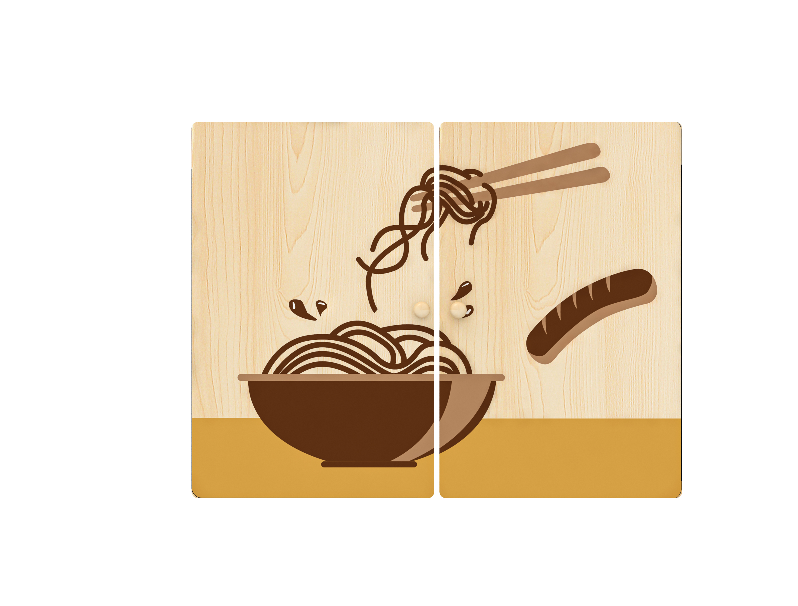 KB1-ZT08MB-S03食育门板-面条