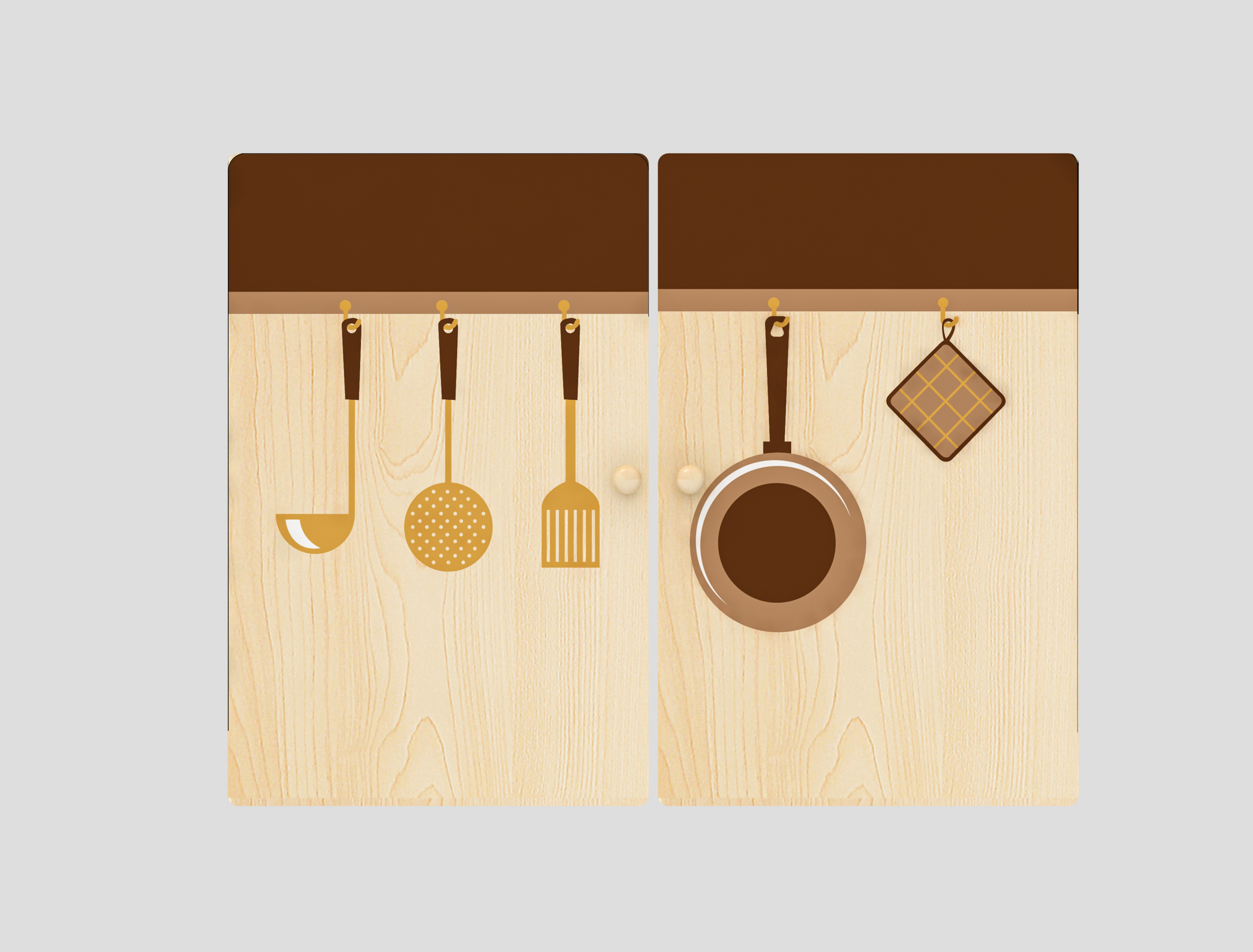 KB1-ZT08MB-S05食育门板-厨具