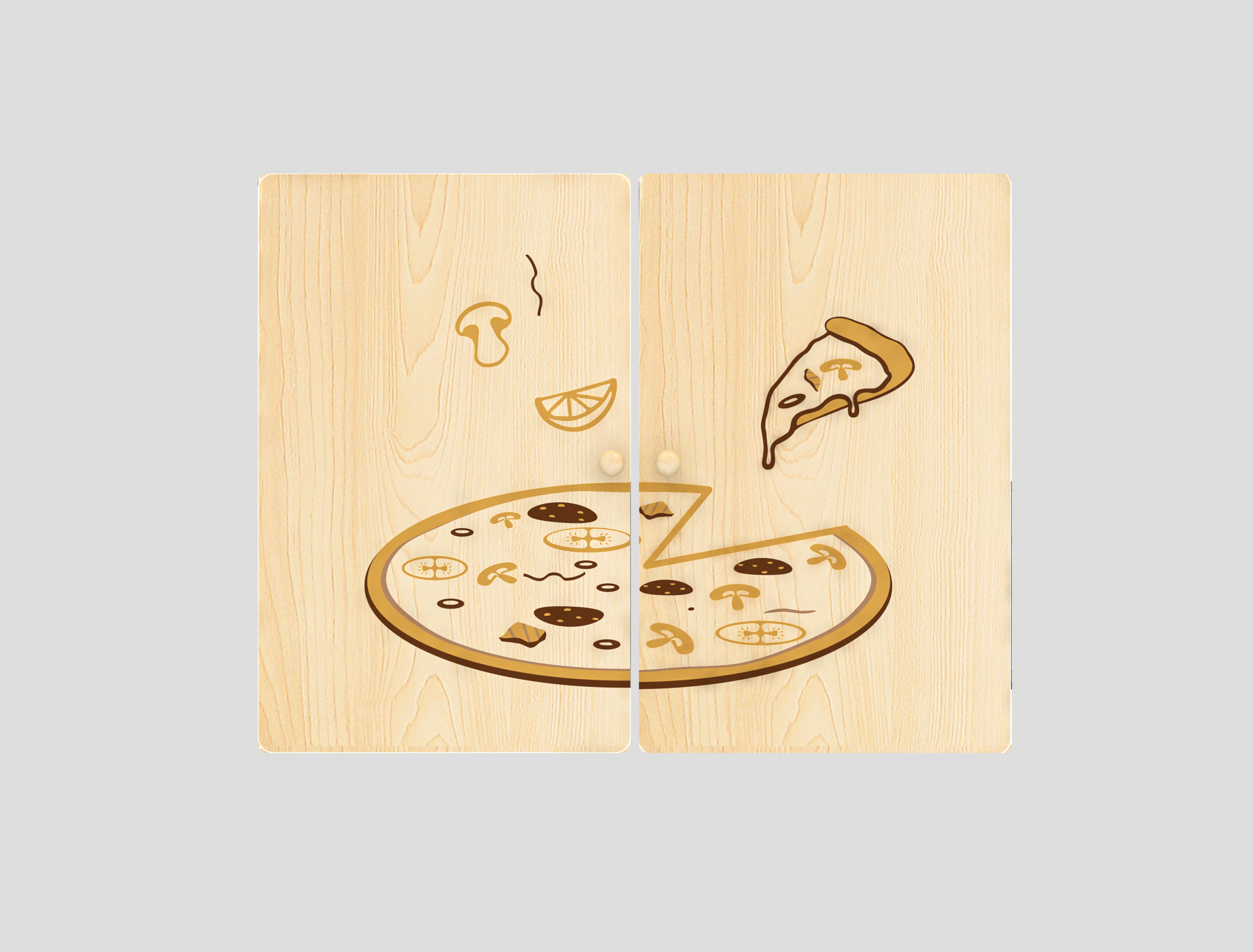 KB1-ZT08MB-S07食育门板-披萨